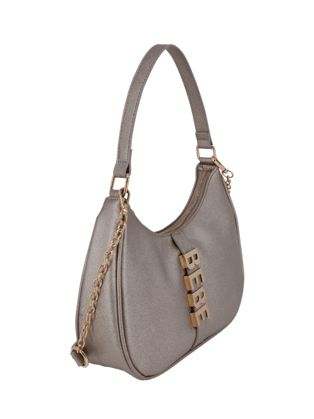 Bebe Small Hobo Purse, Metallic Gold accents
